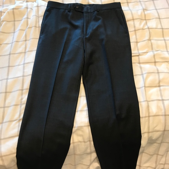 Ralph Lauren Navy Windowpane Suit - Picture 2 of 4